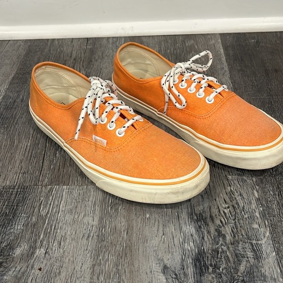 VANS J.Crew x Authentic 'Washed - Bright Orange' - 10 - Picture 3 of 9